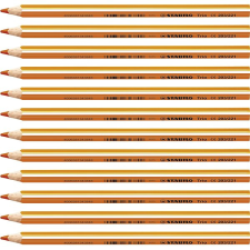 STABILO Trio vastag - 12 db-os kiszerelés - narancsszín színes ceruza