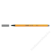 STABILO Tűfilc, 0,4 mm, STABILO Point 88, szürke (TST88961)