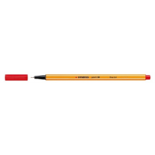 STABILO Tűfilc, 0,4 mm, STABILO &quot;Point 88&quot;, piros filctoll, marker
