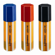 STABILO Tűfilc készlet, 0,4 mm, STABILO &quot;Point 88 Big Point Box&quot;, 20 különböző szín filctoll, marker