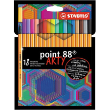 STABILO Tűfilc Stabilo Point 88 Arty 18 db-os klt. filctoll, marker