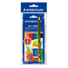 STAEDTLER : 12 darabos színes ceruza - ajándék grafitceruzával és radírral színes ceruza