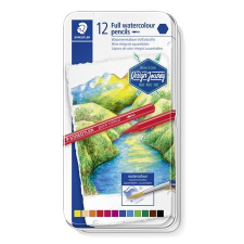 STAEDTLER "146 10G" színes akvarell ceruza készlet fémdobozban 12db  (14610G M12 / TS14610GM12) (TS14610GM12) ceruza