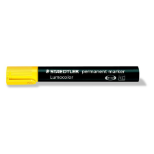  STAEDTLER Alkoholos marker, 2-5 mm, vágott, STAEDTLER &quot;Lumocolor® 350&quot;, sárga filctoll, marker