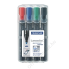 STAEDTLER Alkoholos marker készlet, 2 mm, kúpos, STAEDTLER Lumocolor 352, 4 különböző szín (TS352WP4)