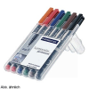 STAEDTLER Alkoholos marker készlet, OHP, 0,6 mm,  "Lumocolor 318 F", 6 különböző szín