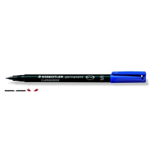 STAEDTLER Alkoholos marker, OHP, 0,4 mm, STAEDTLER &quot;Lumocolor 313 S&quot;, kék filctoll, marker