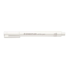 STAEDTLER Dekormarker, 1-2 mm, kúpos, STAEDTLER "8323", fehér filctoll, marker