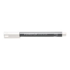 STAEDTLER Dekormarker, 1-6 mm, STAEDTLER "8321", fehér filctoll, marker
