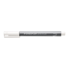 STAEDTLER Dekormarker, 1-6 mm, STAEDTLER &quot;Design Journey Metallic Brush&quot;, fehér filctoll, marker