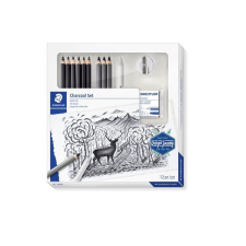 STAEDTLER Design Journey Lumograph: Hatszögletű Grafitceruza készlet hegyezővel, radírral - 8 darab/csomag ceruza