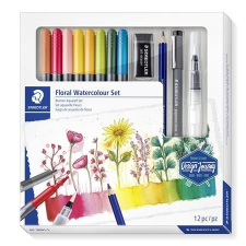 STAEDTLER Ecsetirón készlet, kétvégű, STAEDTLER "Mixed Set 5", 8 különböző szín filctoll, marker