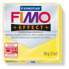 STAEDTLER FIMO Effect Égethető gyurma 56g - Áttetsző sárga gyurma