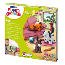 STAEDTLER FIMO Kids Form & Play Égethető gyurma készlet 4x42g - Állatok gyurma