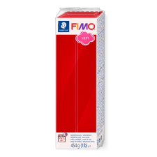 STAEDTLER FIMO Soft Égethető gyurma 454g - Karácsony piros gyurma