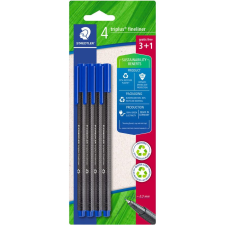 STAEDTLER Fineliner triplus blau 4er-Set retail (334 R-3BK4) filctoll, marker