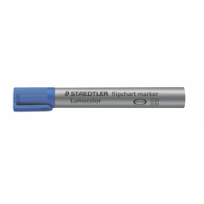 STAEDTLER Flipchart marker, 2 mm, kúpos, STAEDTLER Lumocolor 356, kék (TS3563) filctoll, marker