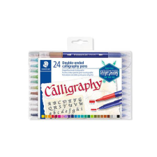 STAEDTLER Kalligrafikus marker készlet, Staedtler, Design Journey, kétvégű - 24 db filctoll, marker