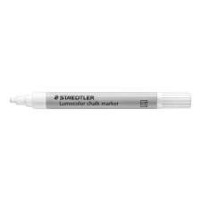 STAEDTLER Krétamarker, 2,4 mm, kúpos, STAEDTLER &quot;Lumocolor® 344&quot;, fehér filctoll, marker
