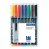 STAEDTLER Lumocolor 317 M 1mm Alkoholos marker készlet - 8 különböző szín