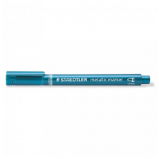 STAEDTLER Marker Staedtler dekor 1-2 mm kerek hegyű metálkék filctoll, marker