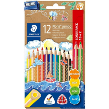STAEDTLER Noris Jumbo - háromszögletű, 10+2 szín színes ceruza