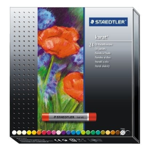 STAEDTLER Olajpasztell kréta, STAEDTLER "Karat", 24 különböző szín kréta