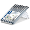 STAEDTLER pigment liner schwarz 8ST Box (308 SB8)