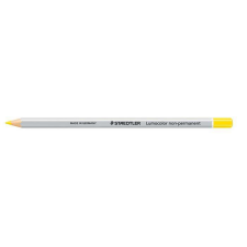 STAEDTLER &quot;Lumocolor&quot;, hatszögletű, mindenre író, lemosható (omnichrom), sárga színes ceruza színes ceruza