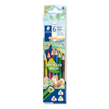 STAEDTLER Színes ceruza készlet, háromszögletű, staedtler &quot;noris colour 187&quot;, 6 különböző szín 187 c6 színes ceruza