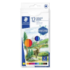 STAEDTLER Színes ceruza készlet, hatszögletű, STAEDTLER "Design Journey", 12 különböző szín