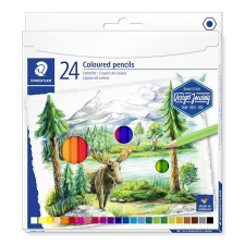 STAEDTLER Színes ceruza készlet, hatszögletű, STAEDTLER "146 C", 24 különböző szín színes ceruza