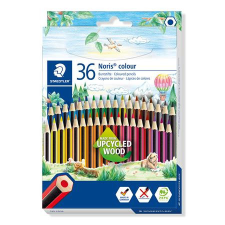  STAEDTLER Színes ceruza készlet, hatszögletű, STAEDTLER &quot;Noris Colour 185&quot;, 36 különböző szín színes ceruza