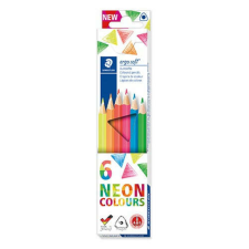 STAEDTLER Színes ceruza Staedtler Ergosoft Neon háromszögletű  6 db-os klt. színes ceruza