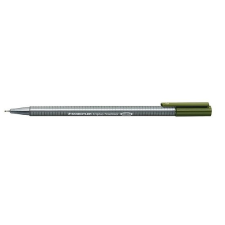 STAEDTLER Triplus tűfilc olívazöld vízbázisú, napokig nem szárad be, kimosható 0,3mm filctoll, marker