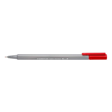 STAEDTLER Tűfilc, 0,3 mm, staedtler &quot;triplus 334&quot;, piros filctoll, marker
