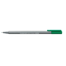 STAEDTLER Tűfilc, 0,3 mm, STAEDTLER "Triplus", zöld filctoll, marker
