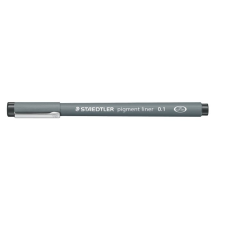 STAEDTLER Tusfilc, 0,1 mm,  "Pigment Liner", fekete filctoll, marker