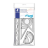 STAEDTLER Vonalzókészlet, műanyag, hajlítható, 4 darabos, STAEDTLER Ultraflex, vegyes színek (TS569PB4UF)
