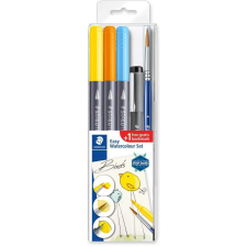 STAEDTLER Wassermalset Vögel(3Pinselmarkern, 1Pigment Liner (3001STB5-1) filctoll, marker