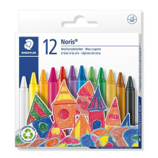 STAEDTLER Zsírkréta, STAEDTLER &quot;Noris 220&quot;, 12 különböző szín kréta