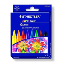 STAEDTLER Zsírkréta, STAEDTLER &quot;Noris Club Jumbo&quot;, 8 különböző szín kréta