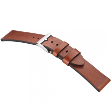 STAILER Premium Select vegán bőr óraszíj, barna 22/20 L óraszíj
