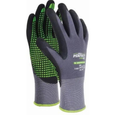 STALCO Nylon kesztyű NITRILE FLEX DOTS, PERFECT, 11-es méret