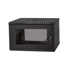 STALFLEX 6U fali rack szekrény 19" 350mm fekete (RC19-6U-350GB) (RC19-6U-350GB) asztali számítógép kellék