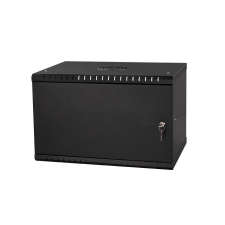 STALFLEX 6U fali rack szekrény 19&quot; 450mm fekete (RC19-6U-450MB) egyéb hálózati eszköz