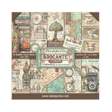 Stamperia Brocante Antiques Papírkészlet 8" (20 cm) Paper Pack (10 ív) decoupage papír