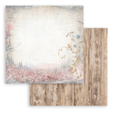 Stamperia Dewdrops Scrapbook papír 12" (30 cm) Wood Paper Sheets (1 ív) decoupage papír