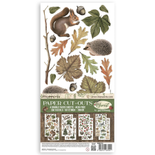 Stamperia Forest Perforált kivágatok Paper cut-outs (4 ív) matrica