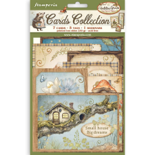 Stamperia Hidden Grove Kivágatok Cards Collection (1 csomag) matrica